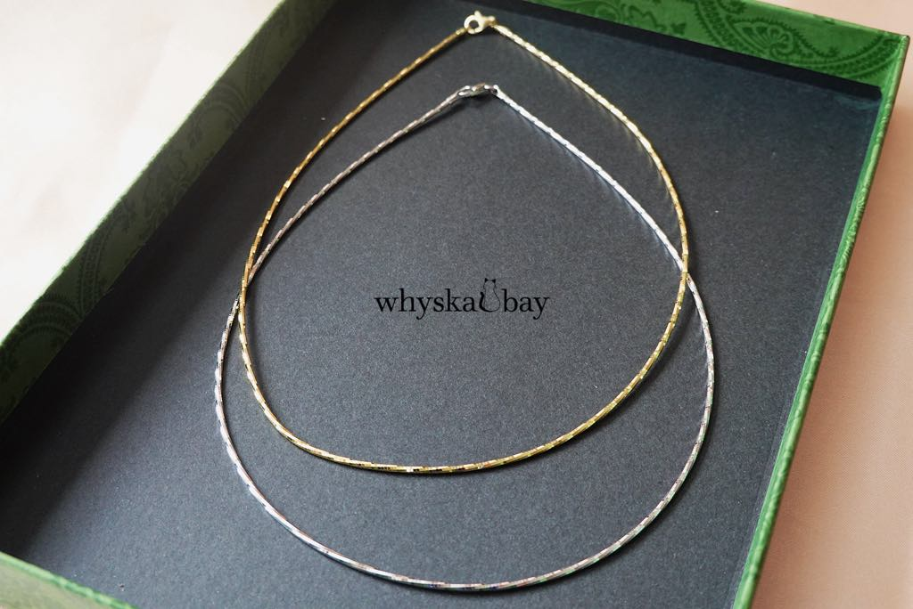 Simple Minimalist Chain: Handcrafted 18K Gold & Silver