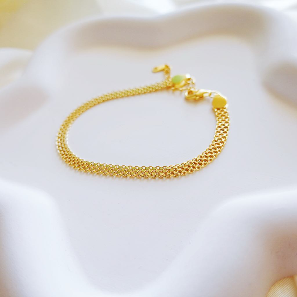 Classic Mesh Bracelet: Gold or Silver Chain & Gifts for Her