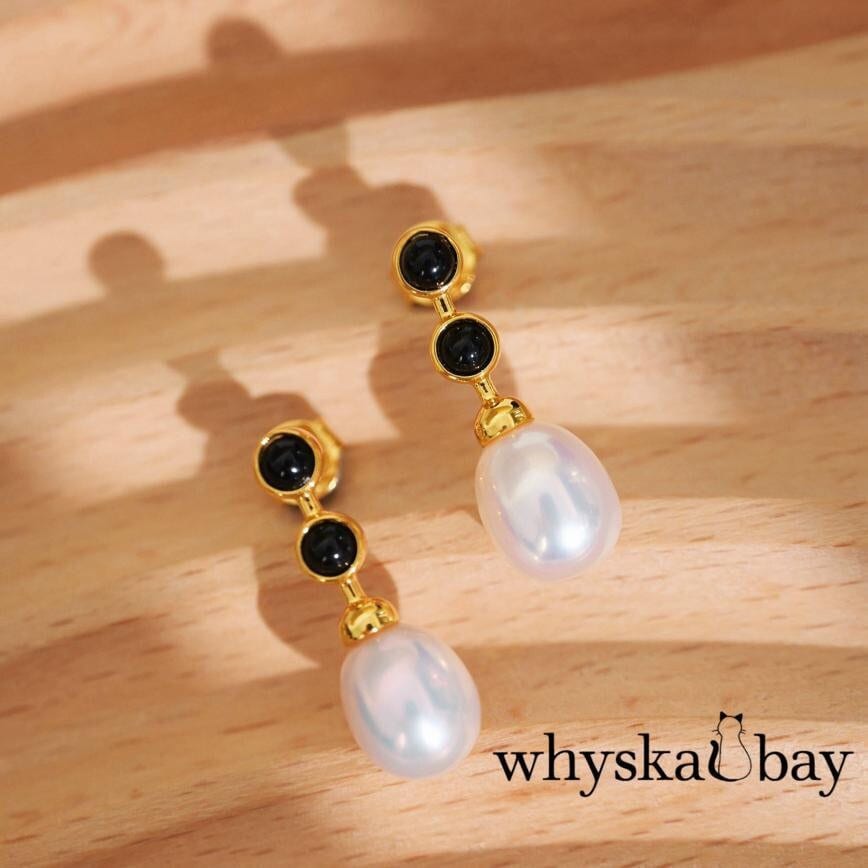 Leo Zodiac Pearl Studs: Elegant Gemstone Earrings for Her