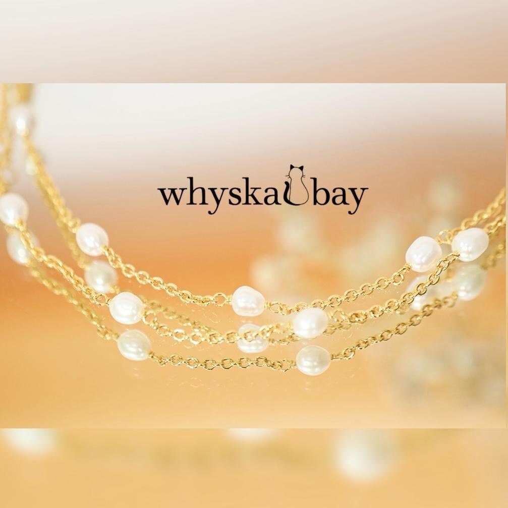 Dainty Natural Pearl Bead Choker: Minimalist Wedding Necklace Gift for Her