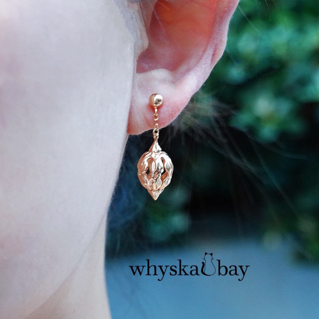 Walnut Whispers Earrings: Nature Inspired Earrings