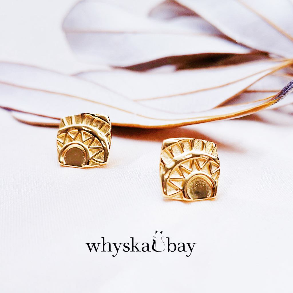 Sunny Day Earring: Sun-Inspired Jewels & 18K Gold Plated