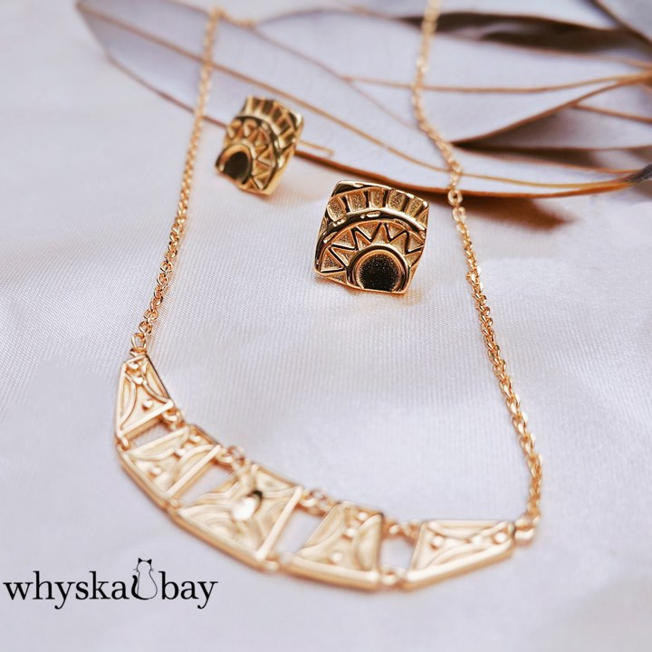 Sunny Day Necklace: Sun-Inspired Jewels & 18K Gold Plated