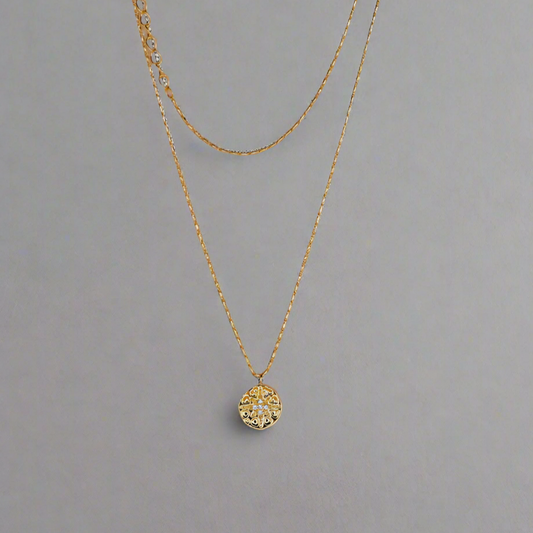 North Star Gold Diamond Necklace: Perfect Gift for Her