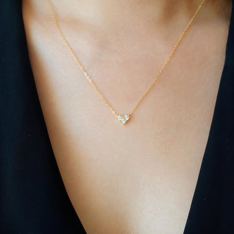 Dainty Heart Minimalist Necklace: Love Necklace & Gifts For Her