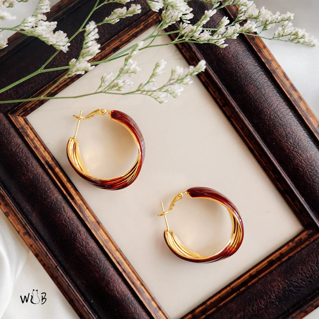 Red Hoop Earrings: Gifts For Her & Everyday Outfits