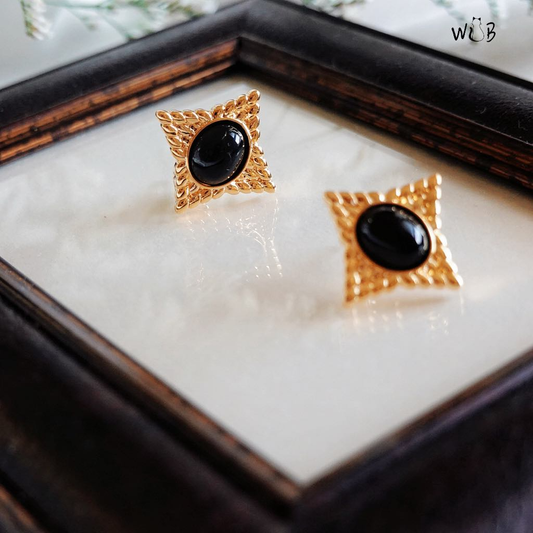 Black Star Earrings: Vintage Style & Gifts For Her